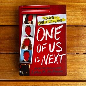 One Of Us Is Next, hardcover book.